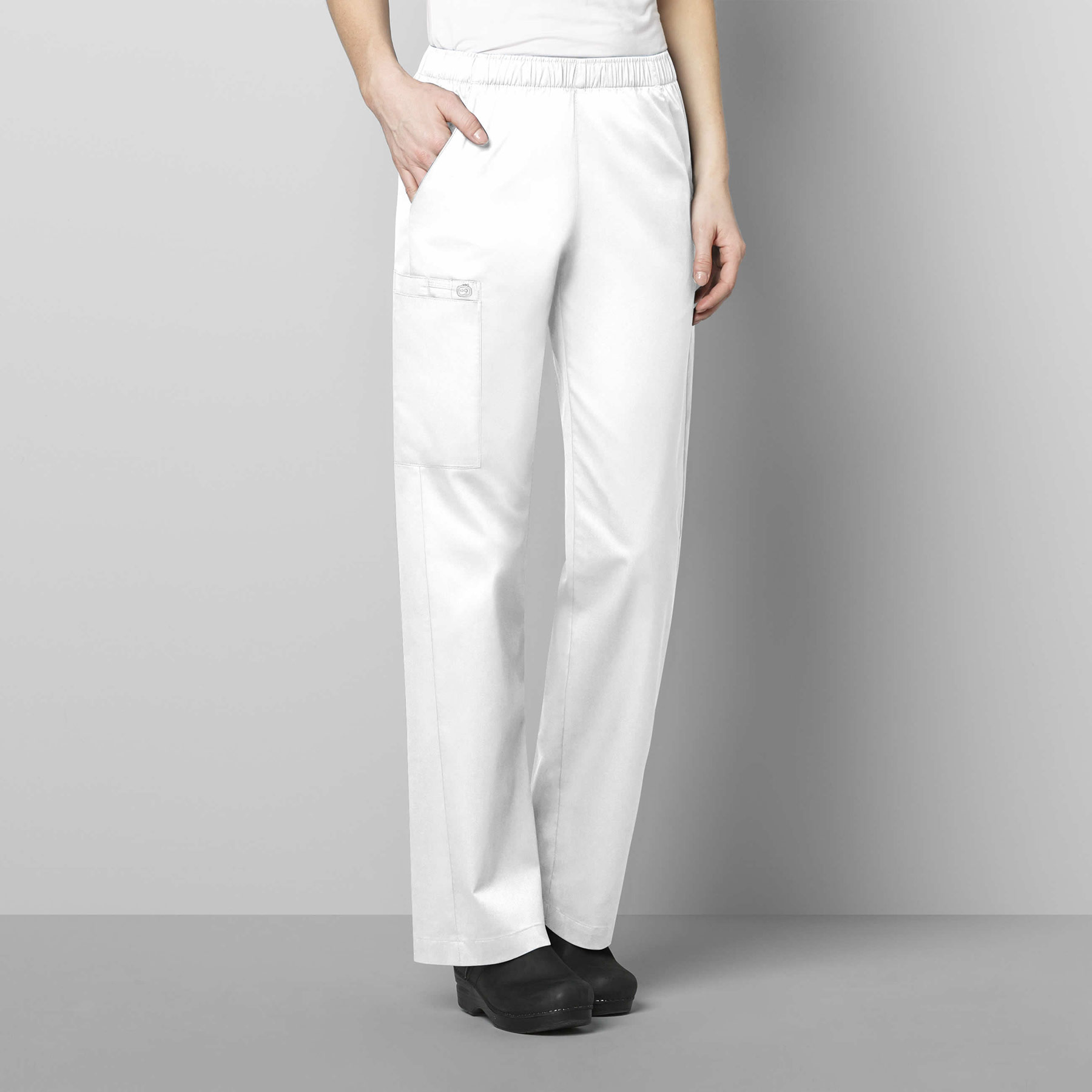 501P-Women's Elastic Waist Pant PET (WonderWink)